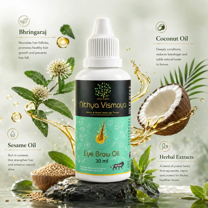 NITHYA VISMAYA eyebrow growth oil , 30ml