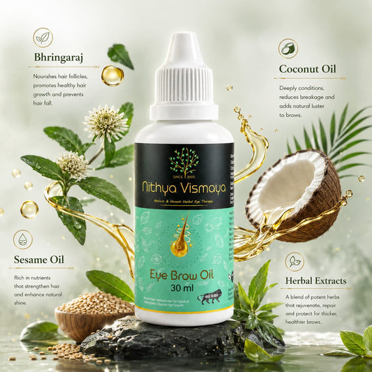 NITHYA VISMAYA eyebrow growth oil , 30ml