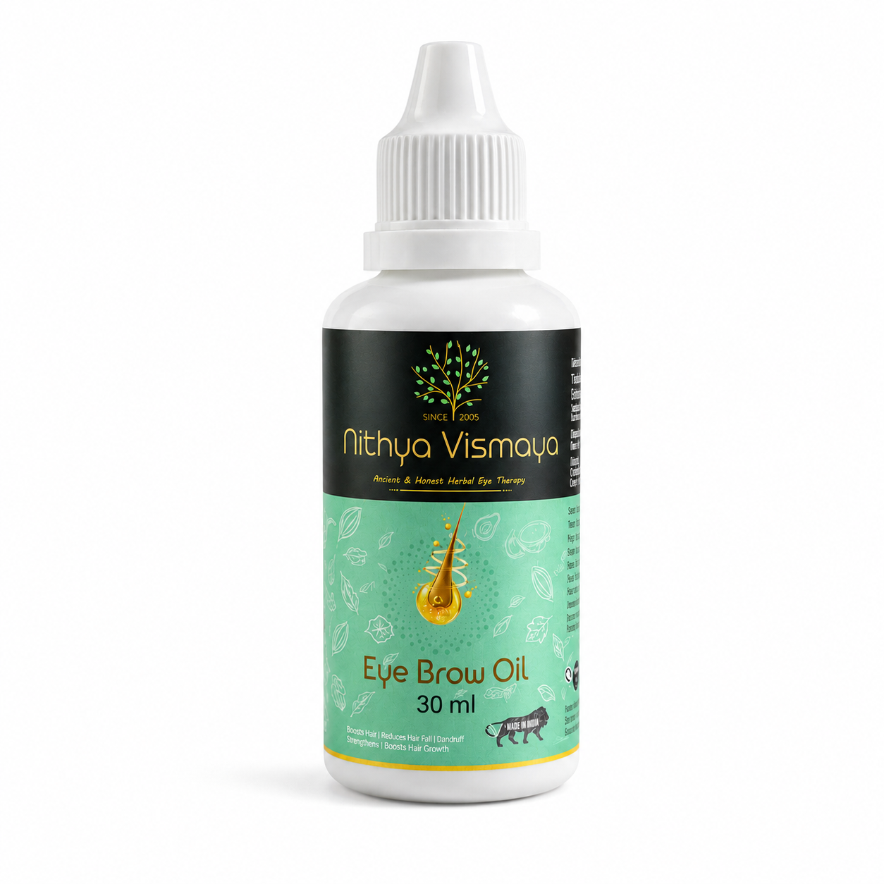 NITHYA VISMAYA eyebrow growth oil , 30ml