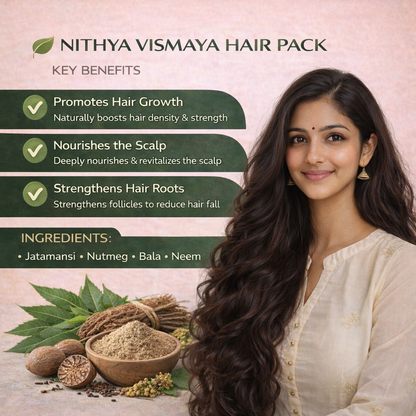 Nithya Vismaya Hair Pack ,100gm
