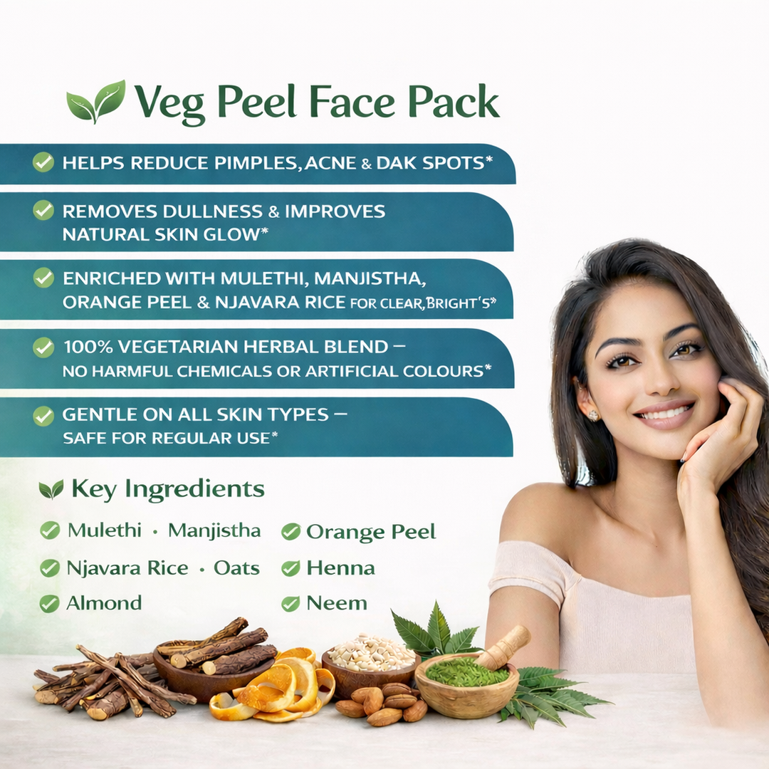 Nithya Vismaya Vegpeel Face Pack , 100gm
