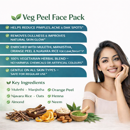 Nithya Vismaya Vegpeel Face Pack , 100gm