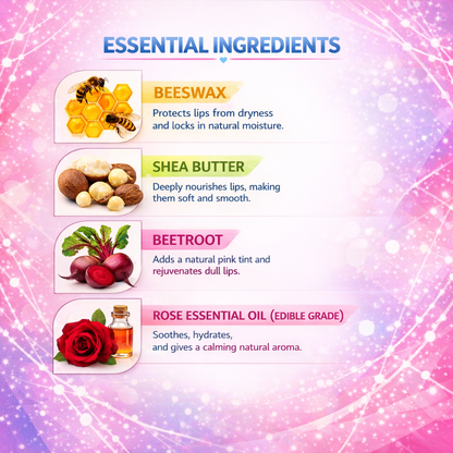 Beetroot lip balm , 10gm
