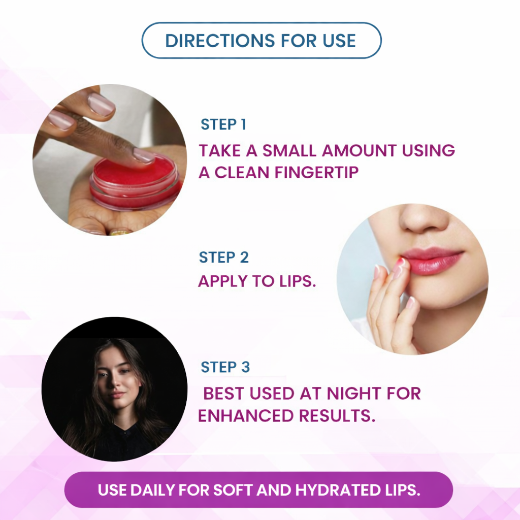 Beetroot lip balm , 10gm
